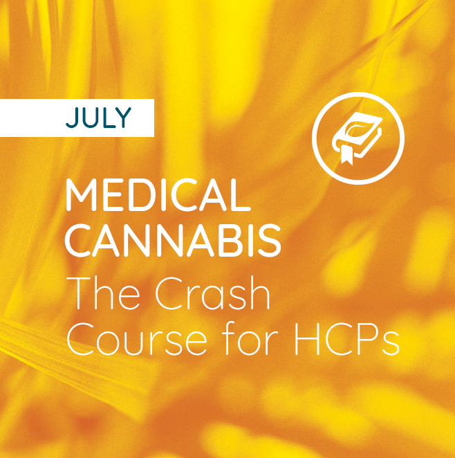 Graphic about a crash course in medical cannabis for healthcare providers.