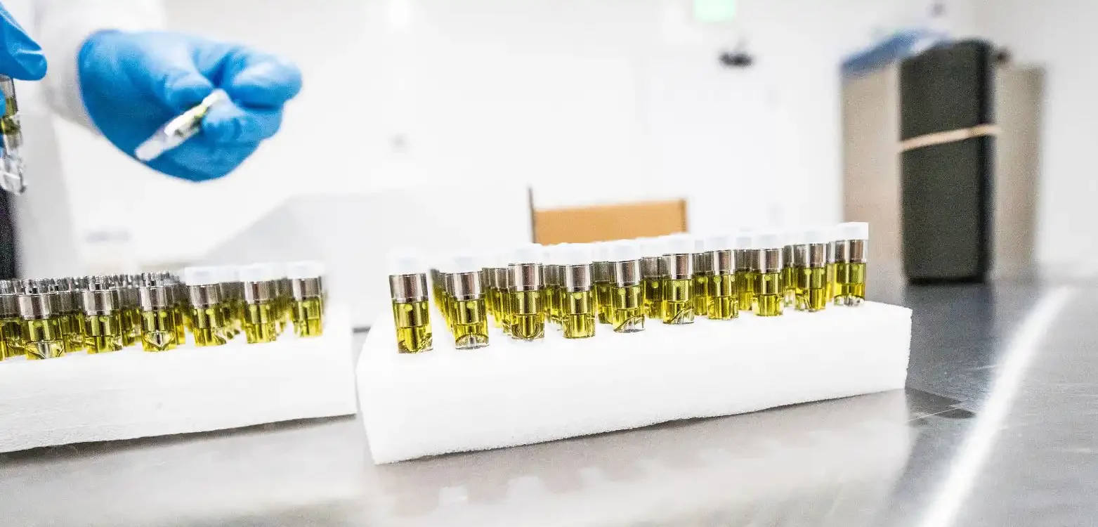 Production of cartridge for vape cart device